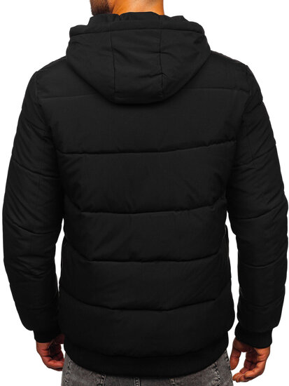 Bolf Herren Gepolsterte Winterjacke Schwarz  31M5026