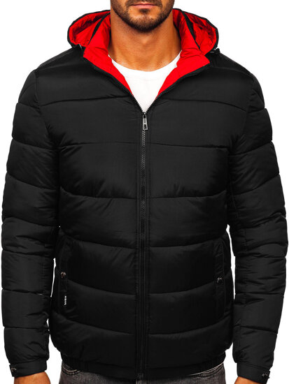 Bolf Herren Gepolsterte Winterjacke Schwarz  31M5037