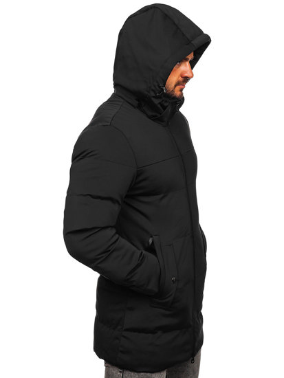 Bolf Herren Gepolsterte Winterjacke Schwarz  51M2208