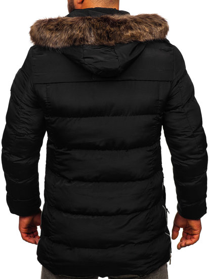 Bolf Herren Gepolsterte Winterjacke Schwarz  5M50