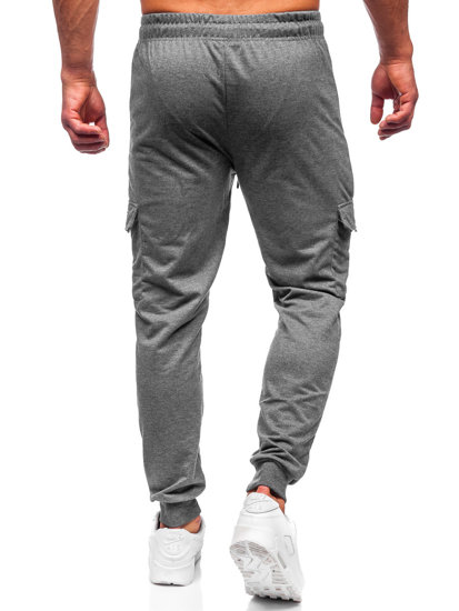 Bolf Herren Hose Cargohose Jogger Pants Anthrazit  JX5065