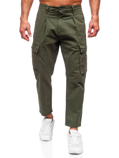 Bolf Herren Hose Cargohose Khaki  77323