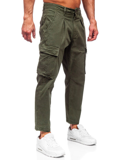 Bolf Herren Hose Cargohose Khaki  77323