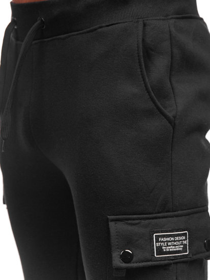 Bolf Herren Hose Cargohose Sporthose Schwarz  JX325