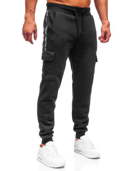 Bolf Herren Hose Cargohose Sporthose Schwarz  JX9395