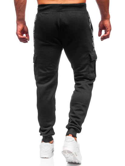 Bolf Herren Hose Cargohose Sporthose Schwarz  JX9395