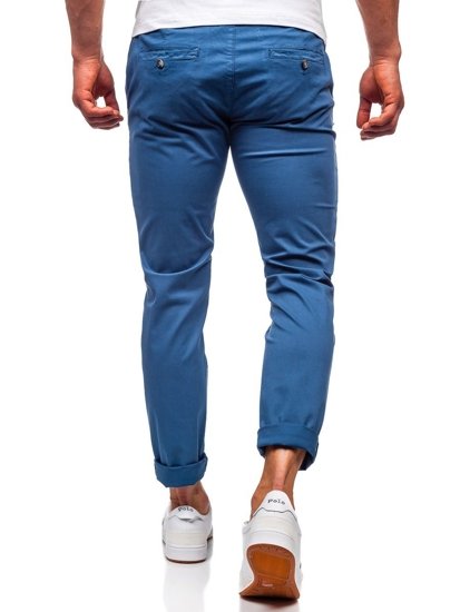 Bolf Herren Hose Chino Indigo  1146