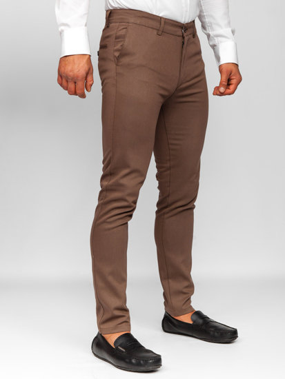 Bolf Herren Hose Chinos Braun  5000-3