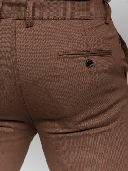 Bolf Herren Hose Chinos Braun  5000-3