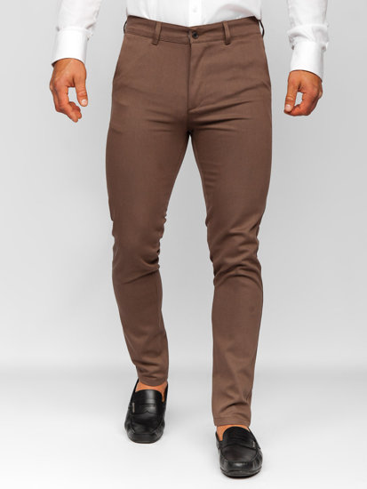 Bolf Herren Hose Chinos Braun  5000-3