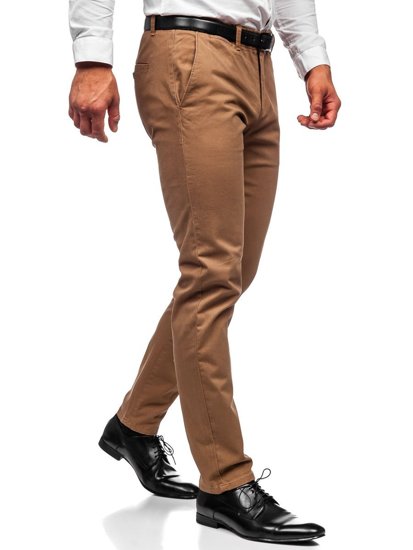 Bolf Herren Hose Chinos Camel  1143