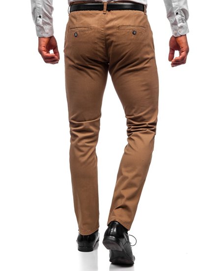 Bolf Herren Hose Chinos Camel  1143