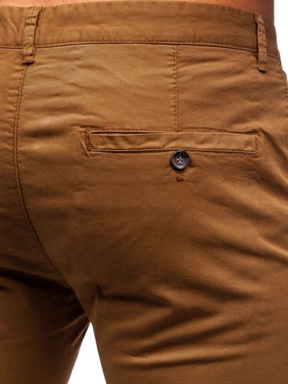 Bolf Herren Hose Chinos Camel  1146