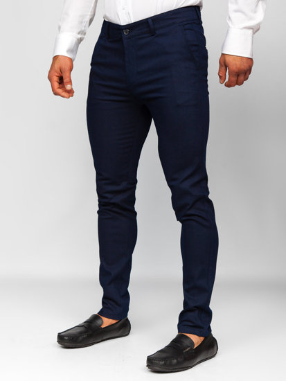 Bolf Herren Hose Chinos Dunkalblau  5000-2