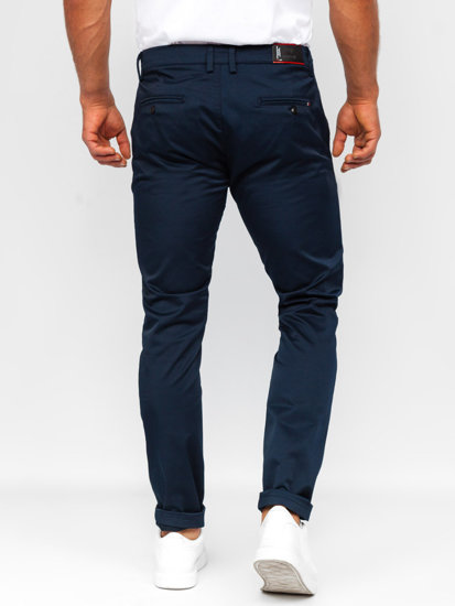 Bolf Herren Hose Chinos Dunkelblau  KA9810