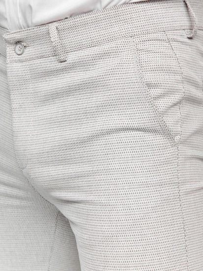 Bolf Herren Hose Chinos Grau  5000-1