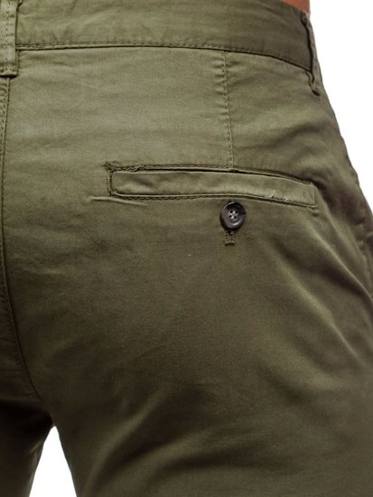 Bolf Herren Hose Chinos Grün  1146