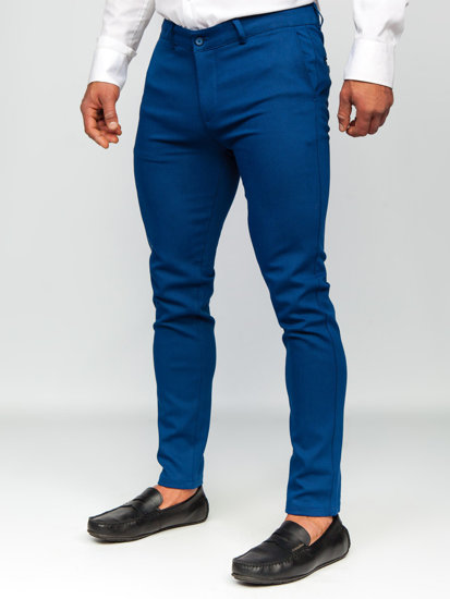 Bolf Herren Hose Chinos Indigo  5000-3