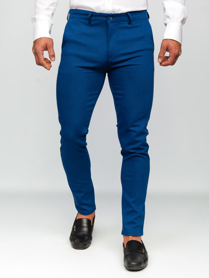 Bolf Herren Hose Chinos Indigo  5000-3