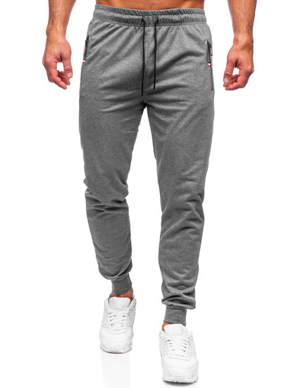 Bolf Herren Hose Jogger Pants Anthrazit  JX5001