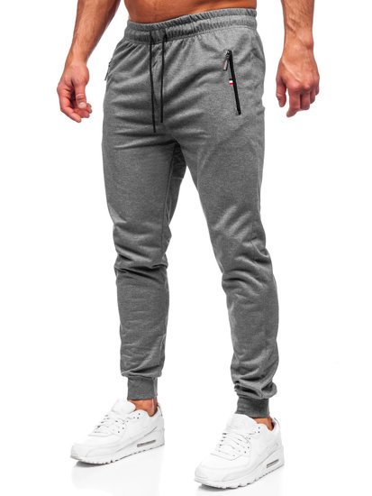 Bolf Herren Hose Jogger Pants Anthrazit  JX5001