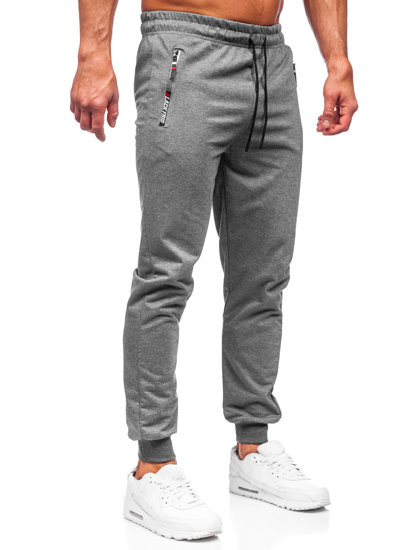 Bolf Herren Hose Jogger Pants Anthrazit  JX5003