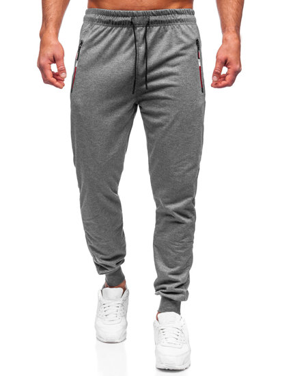 Bolf Herren Hose Jogger Pants Anthrazit  JX5007