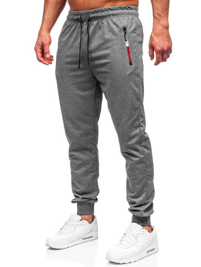 Bolf Herren Hose Jogger Pants Anthrazit  JX5007