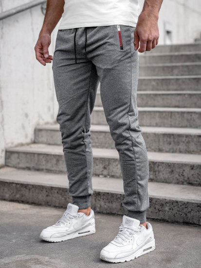 Bolf Herren Hose Jogger Pants Anthrazit  JX5007A