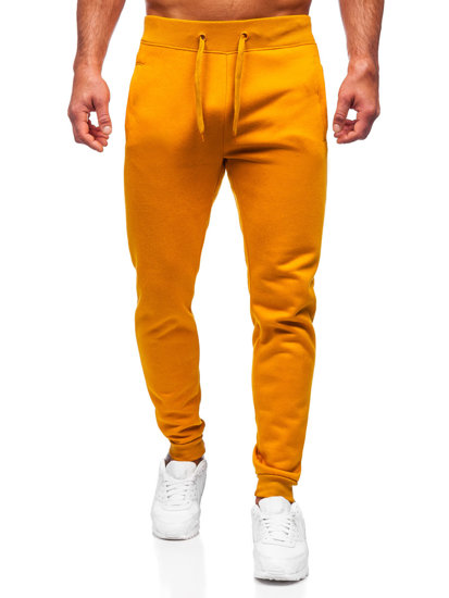 Bolf Herren Hose Jogger Pants Camel  XW01-A