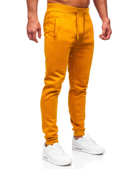 Bolf Herren Hose Jogger Pants Camel  XW01-A