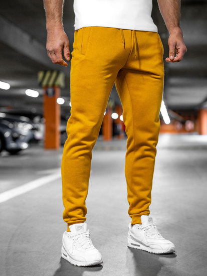 Bolf Herren Hose Jogger Pants Camel  XW01-A