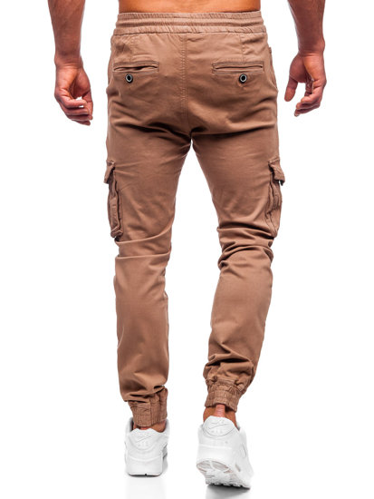 Bolf Herren Hose Jogger Pants Cargohose Braun  KA9233