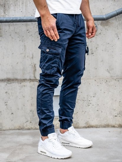 Bolf Herren Hose Jogger Pants Cargohose Dunkelblau CT6702S0