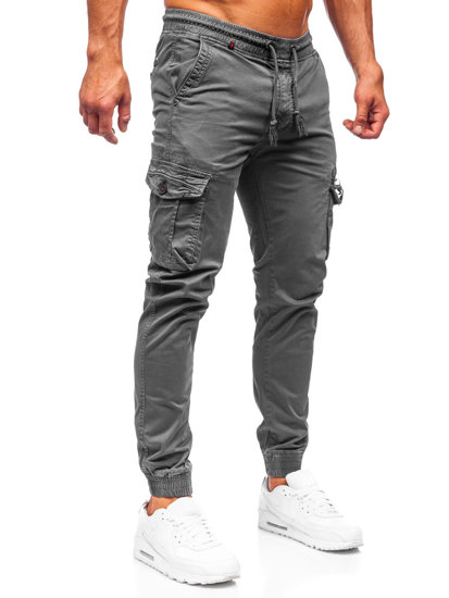 Bolf Herren Hose Jogger Pants Cargohose Grau  CT6706S0