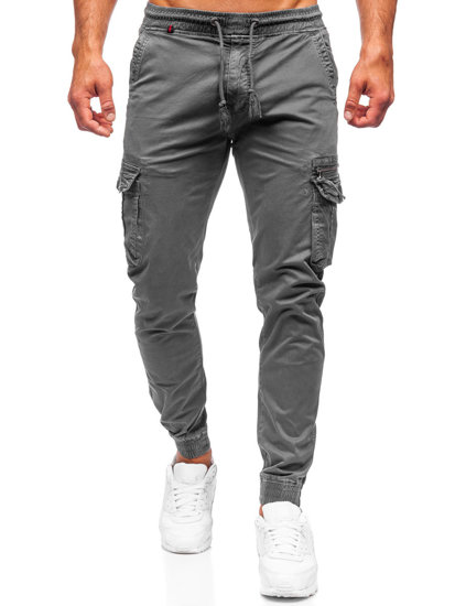 Bolf Herren Hose Jogger Pants Cargohose Grau  CT6706S0