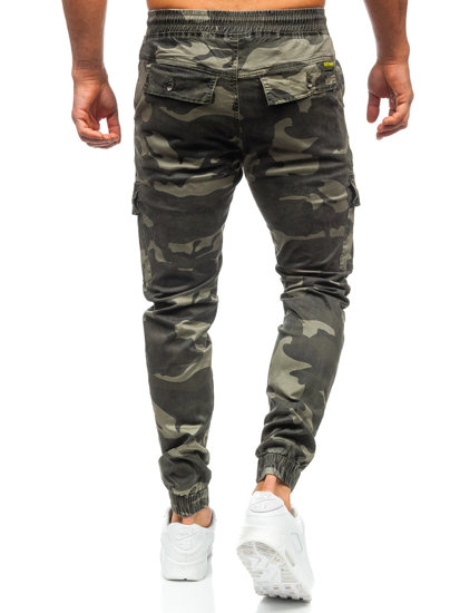 Bolf Herren Hose Jogger Pants Cargohose Grün R8601