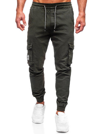 Bolf Herren Hose Jogger Pants Cargohose Khaki KA9233