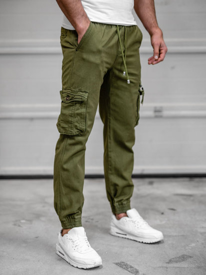 Bolf Herren Hose Jogger Pants Cargohose Khaki  MP0181MVA