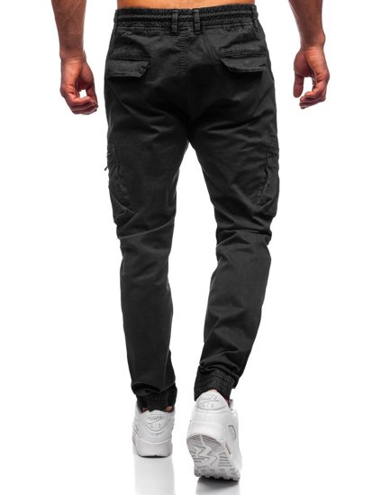 Bolf Herren Hose  Jogger Pants Cargohose Schwarz  8983