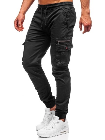 Bolf Herren Hose Jogger Pants Cargohose Schwarz CT6702S0