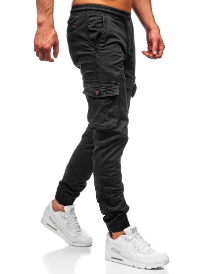 Bolf Herren Hose Jogger Pants Cargohose Schwarz CT6702S0