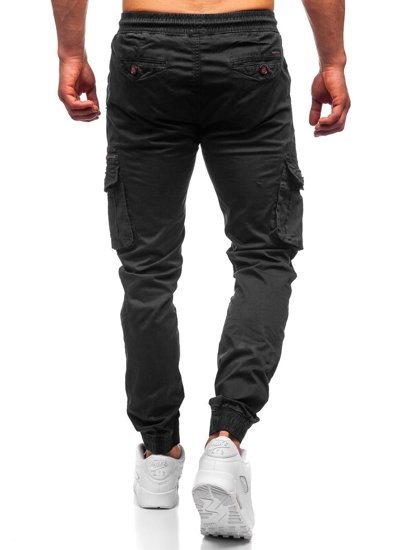 Bolf Herren Hose Jogger Pants Cargohose Schwarz CT6702S0