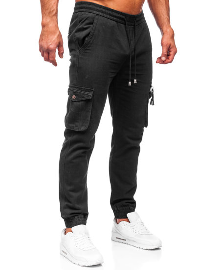 Bolf Herren Hose Jogger Pants Cargojose Schwarz  MP0181N