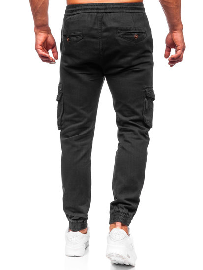 Bolf Herren Hose Jogger Pants Cargojose Schwarz  MP0181N