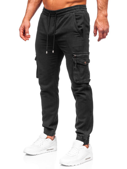 Bolf Herren Hose Jogger Pants Cargojose Schwarz  MP0181N