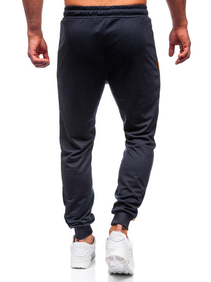 Bolf Herren Hose Jogger Pants Dunkelblau K10336