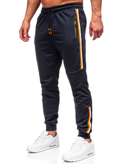 Bolf Herren Hose Jogger Pants Dunkelblau K10336