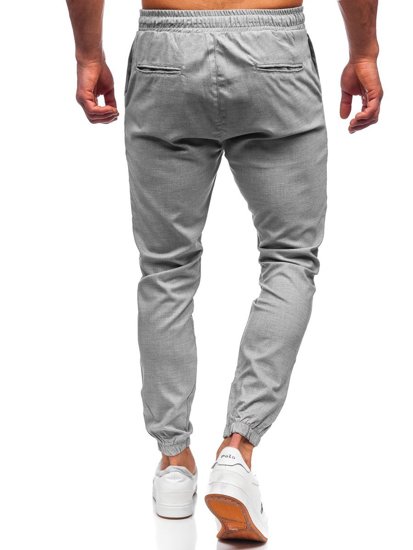 Bolf Herren Hose Jogger Pants Grau  0011