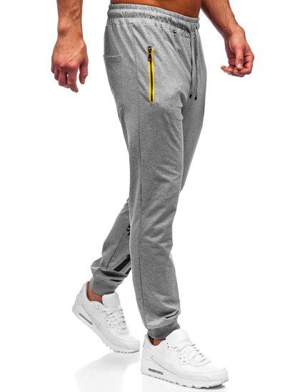 Bolf Herren Hose Jogger Pants Grau  81270